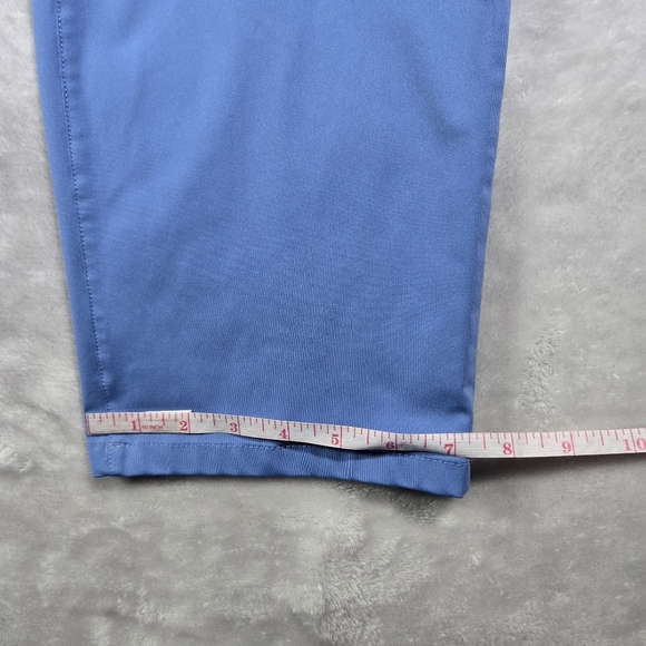 Rhone Commuter Straight Pants Mens 32x28 Light Blue Stretch Flat Front Casual - Picture 8 of 8